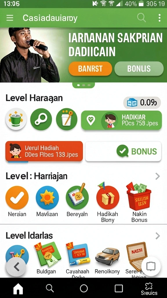 Tampilan antarmuka yang menarik dan intuitif.