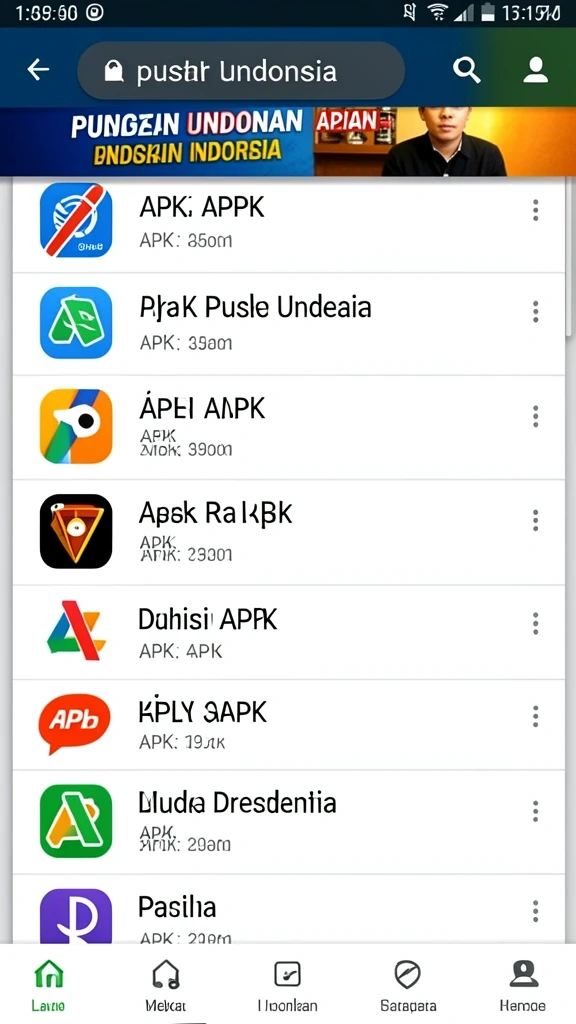 Setiap permainan memiliki desain grafis yang menarik.