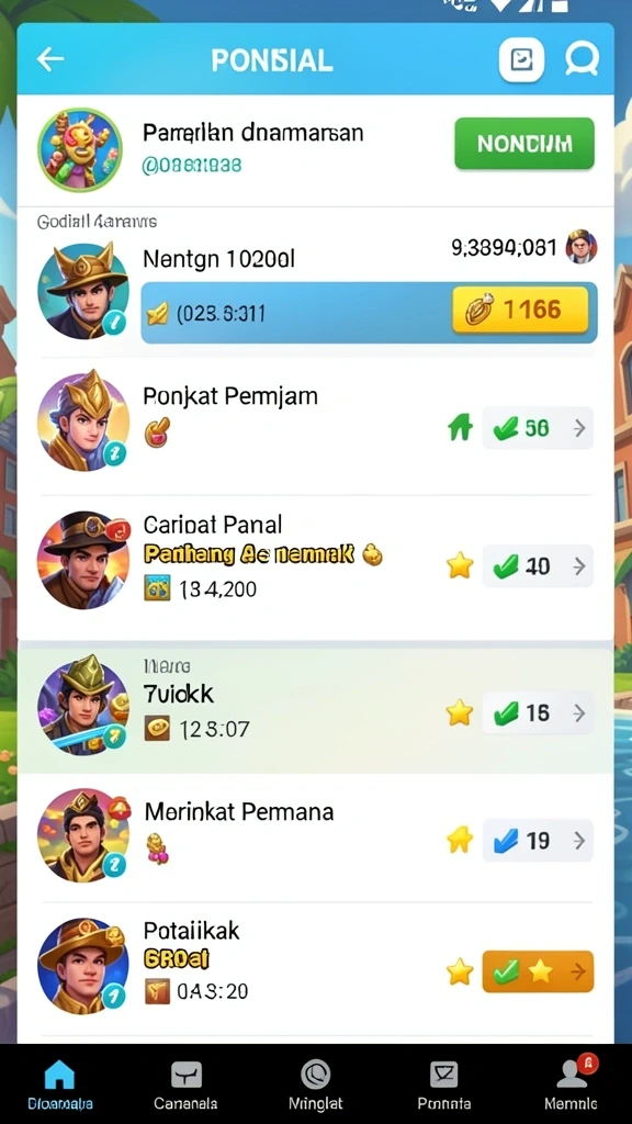 Karakter unik dan menarik untuk meningkatkan pengalaman bermain.