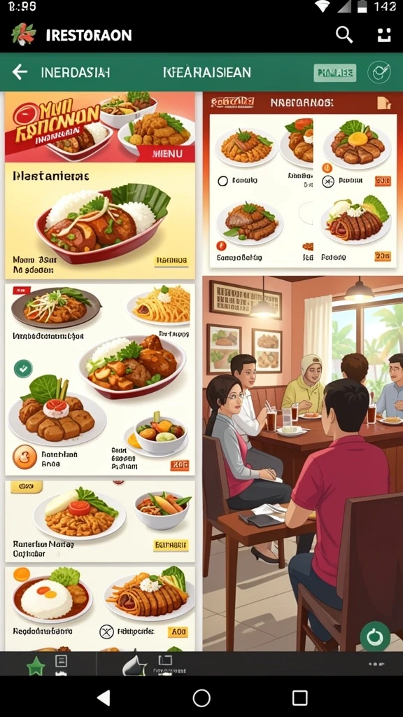 Tampilan antarmuka yang menarik dan mudah dinavigasi.