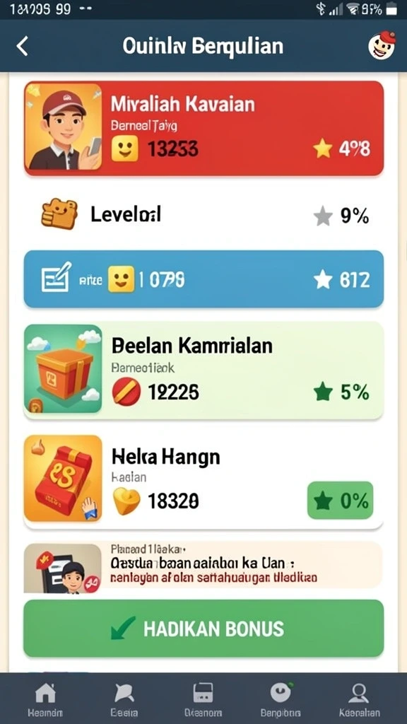 Misi menantang dan menghibur setiap pemain.