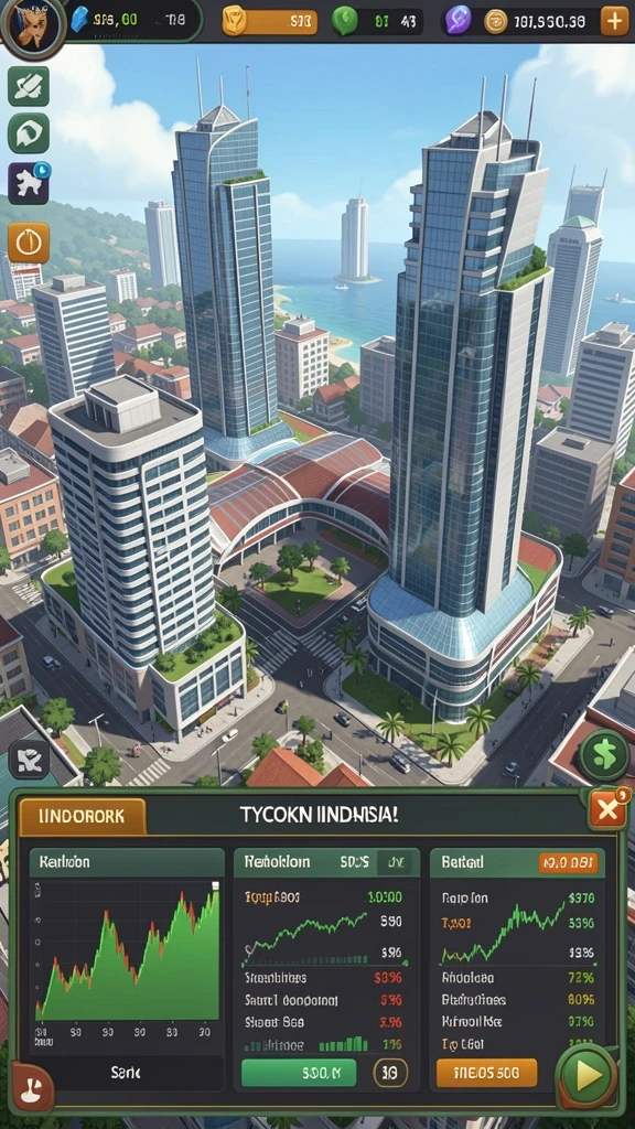 Tampilan awal yang menarik dengan menu interaktif.