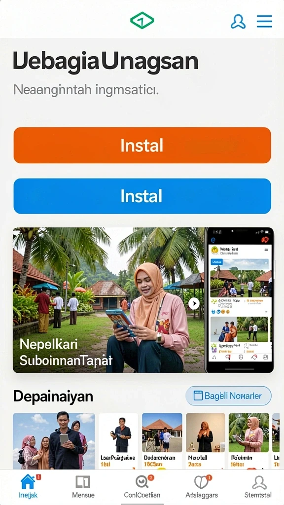 Tampilan awal BATA123 yang menarik dan intuitif.