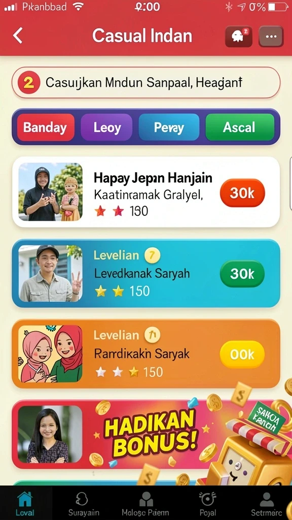 Pengalaman poker real-time yang mendebarkan.