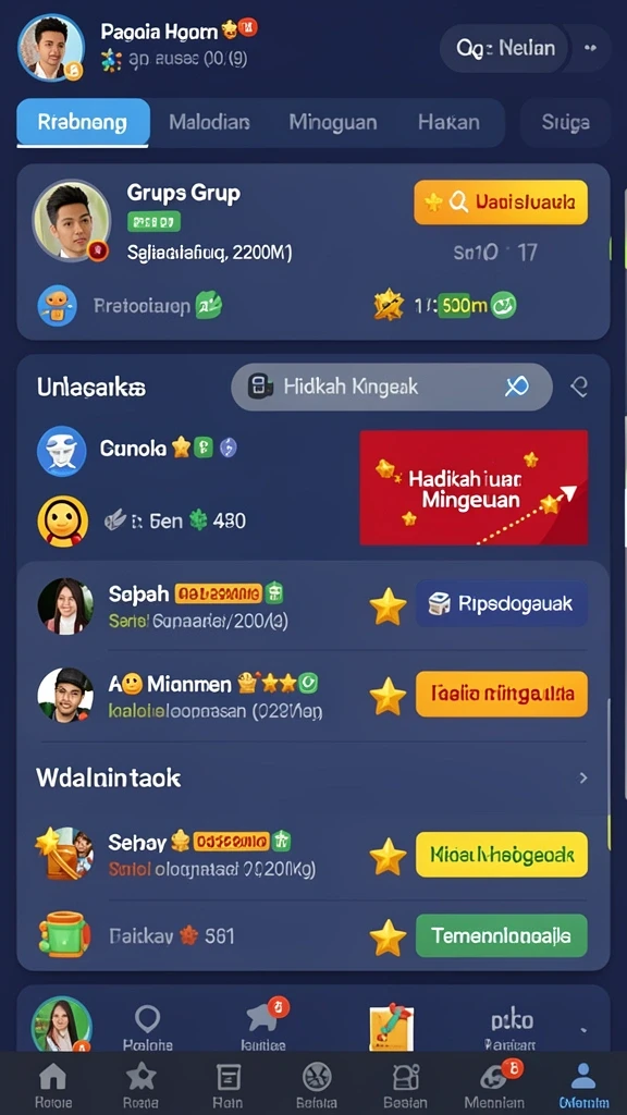 Karakter unik dengan kekuatan khusus yang dapat digunakan.
