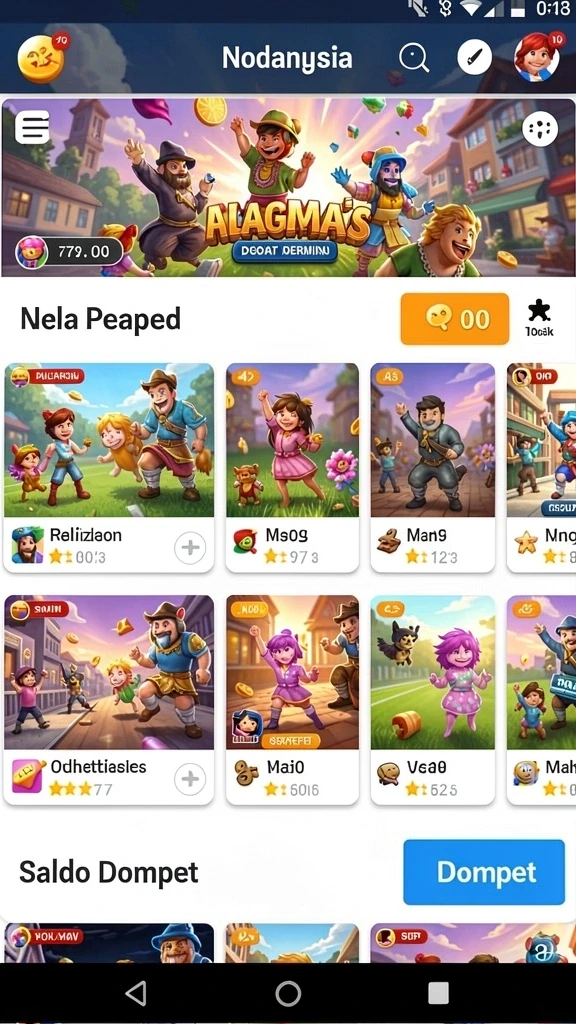Fitur pembaruan terbaru dengan level dan konten yang lebih menarik.