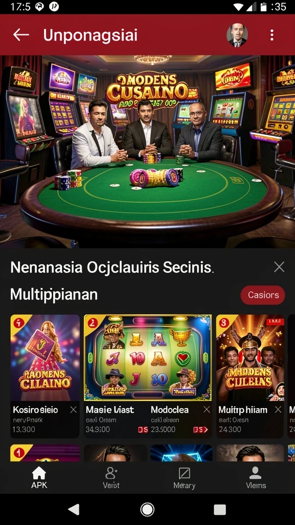 Tampilan antarmuka yang modern dan menarik.