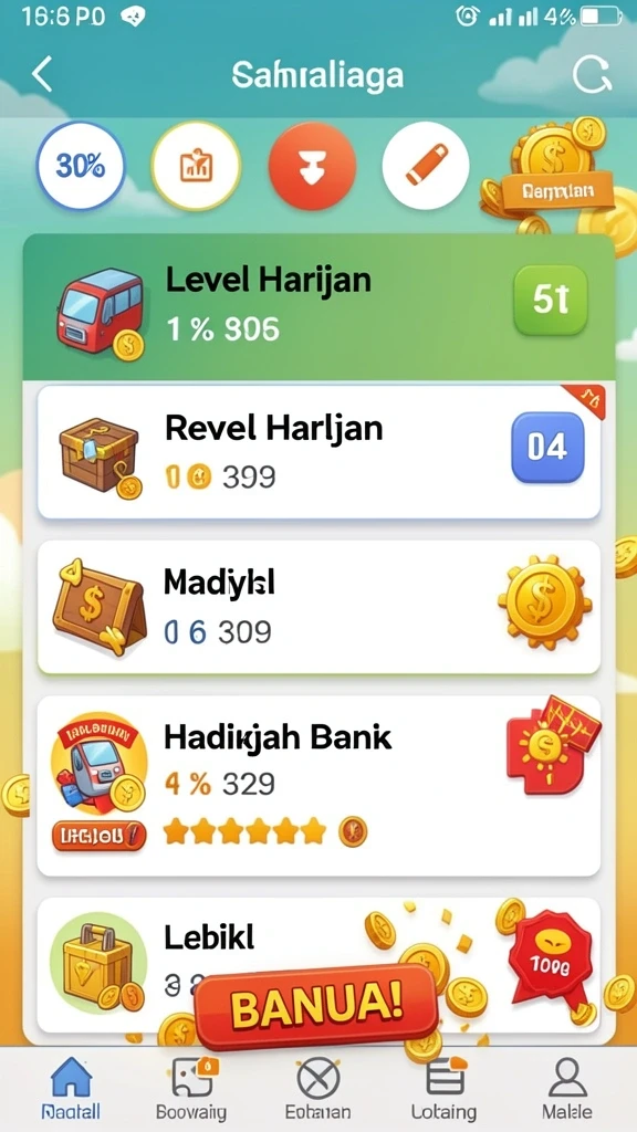 Gameplay seru yang menantang dan penuh strategi.