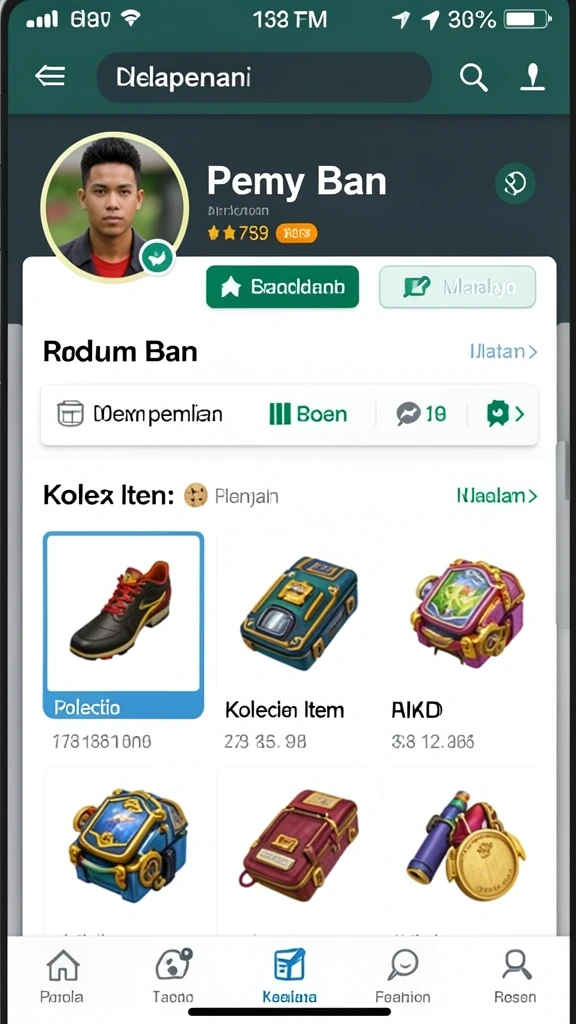 Gambaran dunia yang indah dan terperinci.