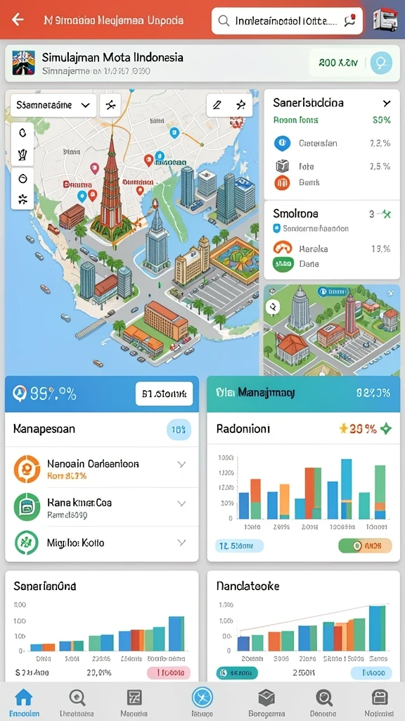Berinteraksi dengan pemain lain dalam fitur sosial.