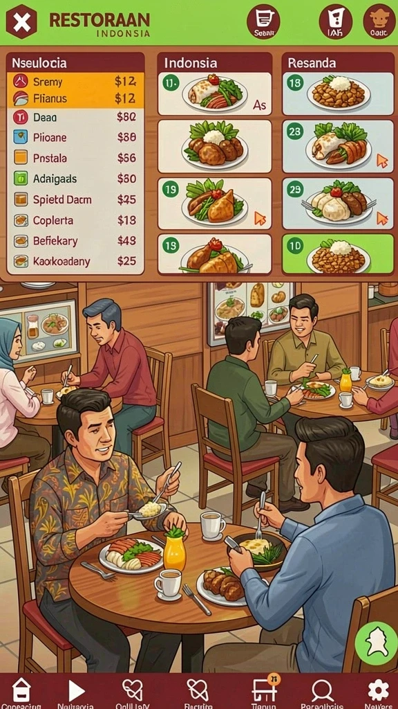 Tampilan antarmuka JIN33 yang menarik dan user-friendly.