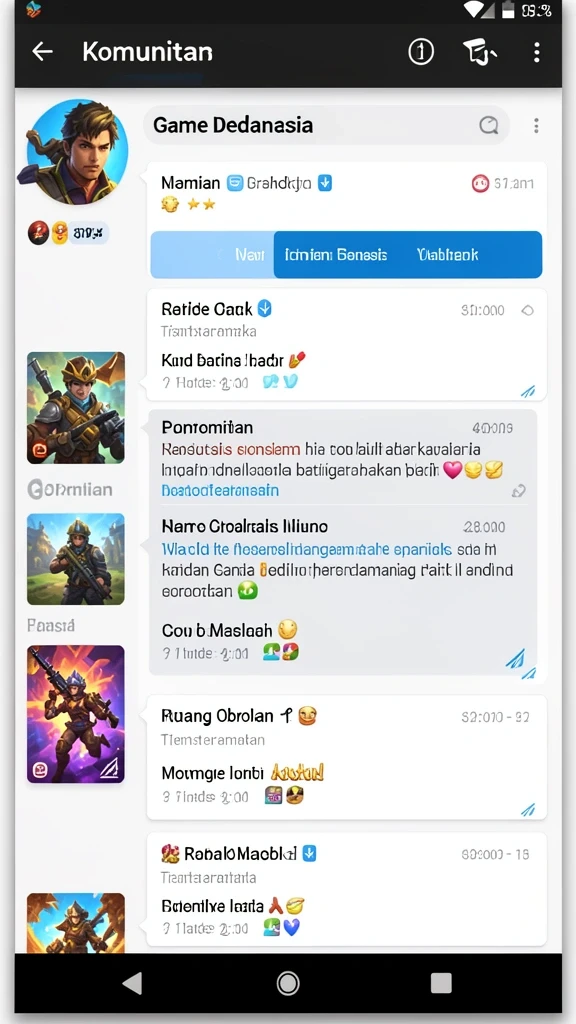 Screenshoot saat bertarung melawan musuh yang menegangkan.