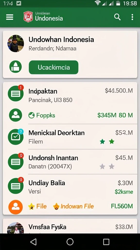 Tampilan antarmuka yang menarik dan mudah dinavigasi.