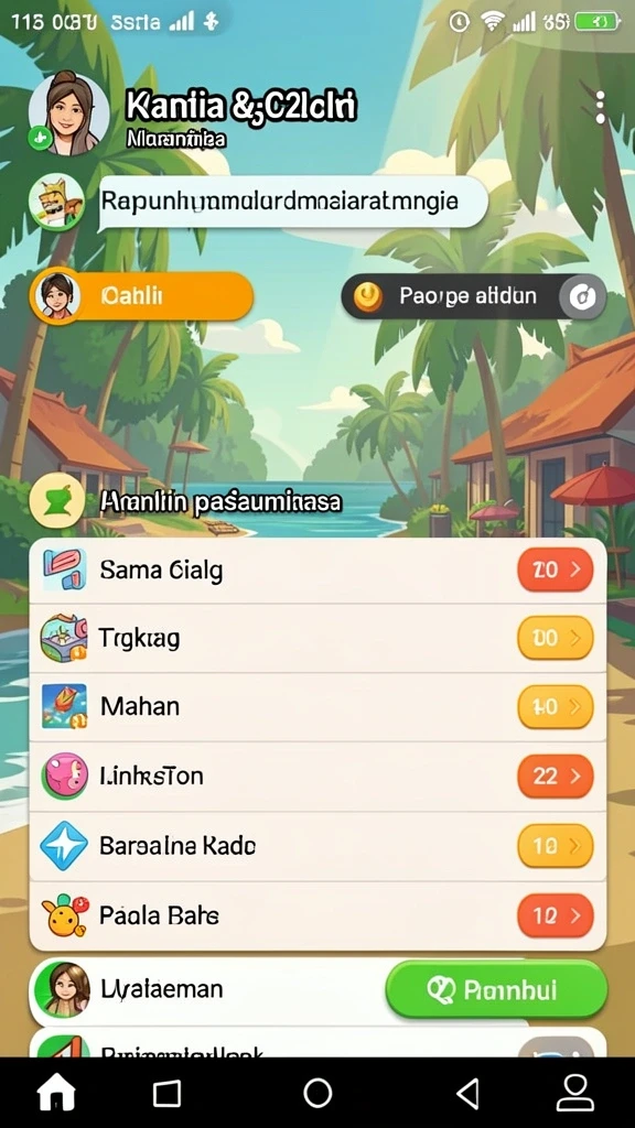 Beragam pilihan permainan yang mengasyikkan.
