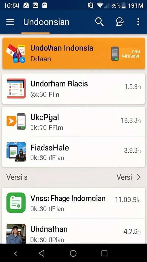 Tampilan antarmuka yang intuitif dan ramah pengguna.