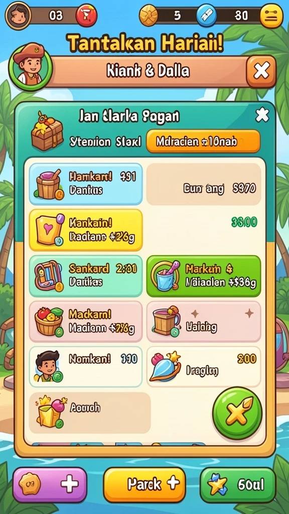 Tampilan antarmuka yang menarik dan mudah dinavigasi.