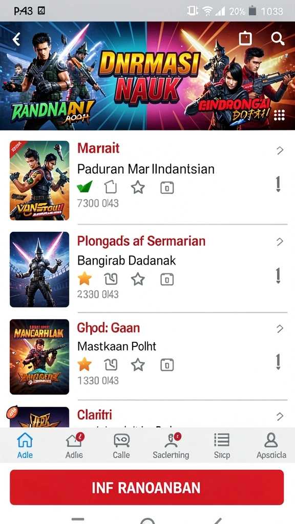 Tampilan antarmuka yang sederhana dan mudah dinavigasi.