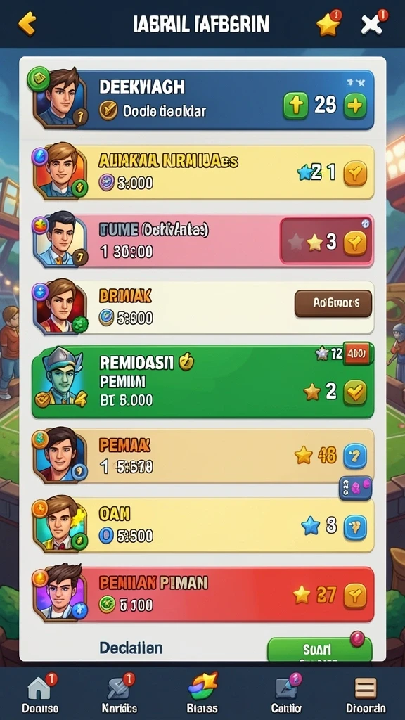 Mode permainan multiplayer yang seru bersama teman.