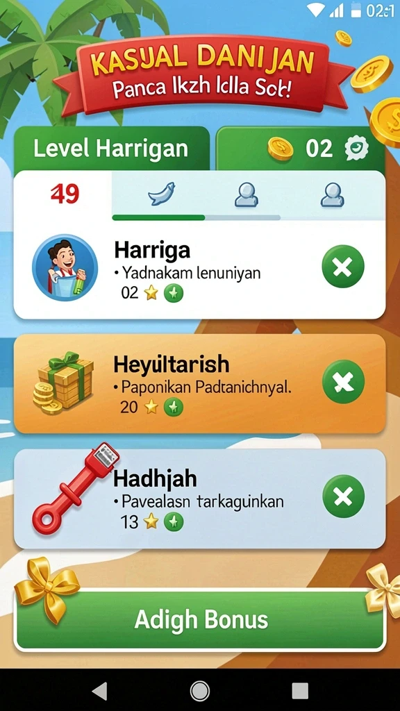 Karakter-karakter unik dengan kemampuan yang beragam.