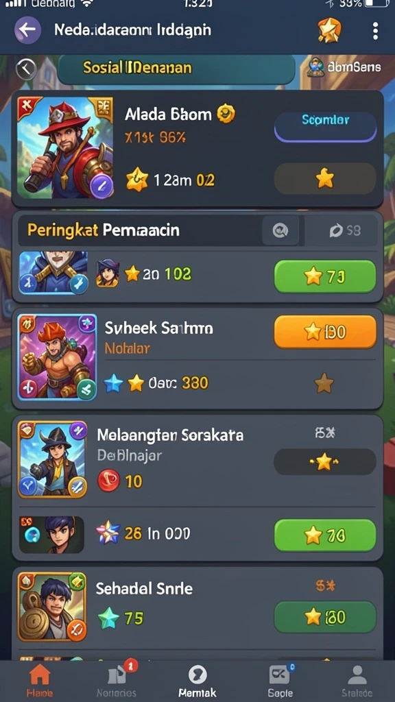 Screenshot menampilkan karakter utama dalam aksi.