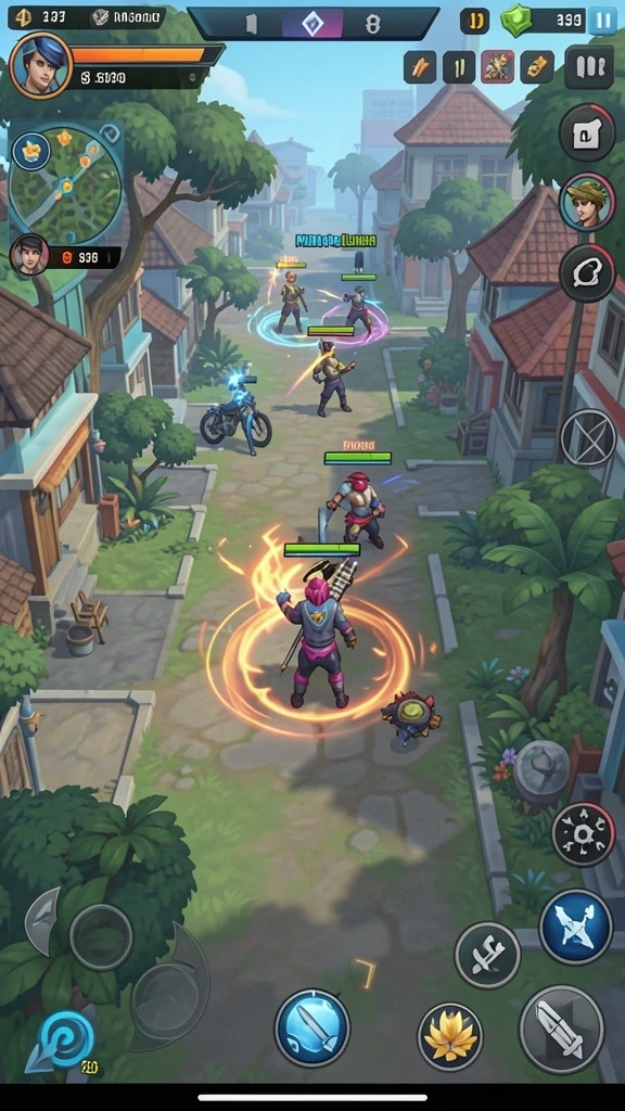 Gameplay seru saat berkendara menggunakan Vespa.
