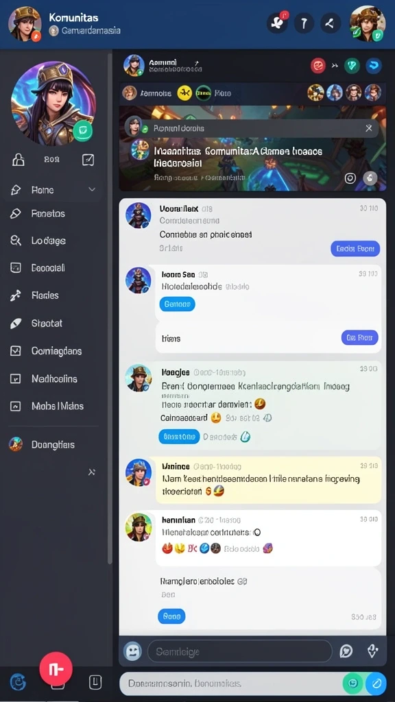 Karakter utama siap menghadapi petualangan.